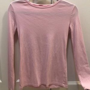 Talbots pink long sleeved shirt